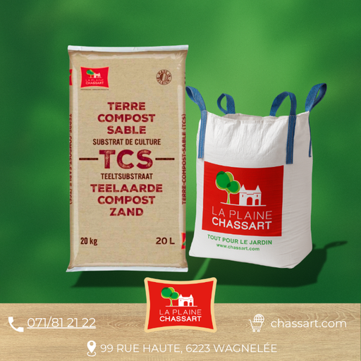 Terre-compost-sable (TCS) - Mélange de finition