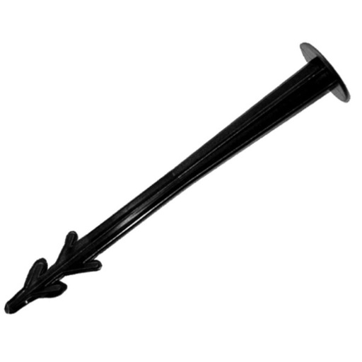 [CLOUSPLASTIQUE15CM] Clous noirs en matière synthétique 15 cm (50 pièces)