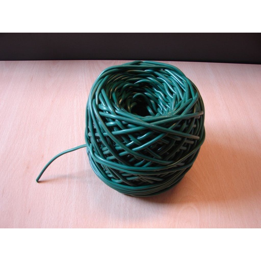 Gaine plastique (type scoubidou) - VERTE