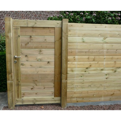 Porte en planches à tenon et mortaise - Collstrop