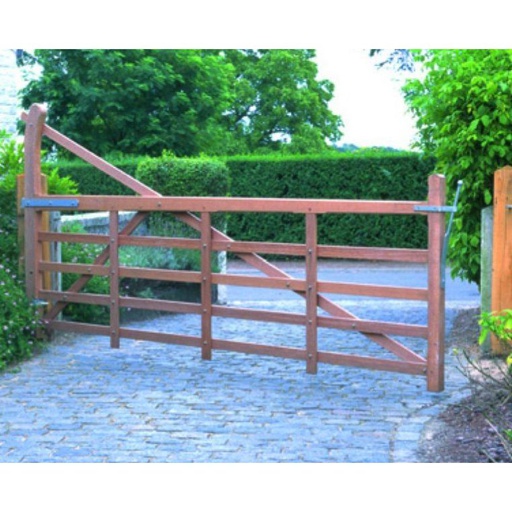 Barrière type "Yeoman" en Iroko