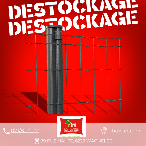 Poteau à sceller Bekafor/Bekaclip Betafence - ANTHRACITE
