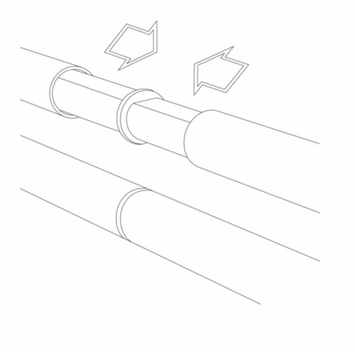 [BETARACCORDLISSE15CM - B1] Pièce de jonction de lisse Betafence