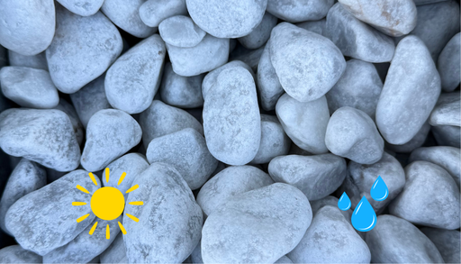 Graviers roulés Carrara 25-40 mm