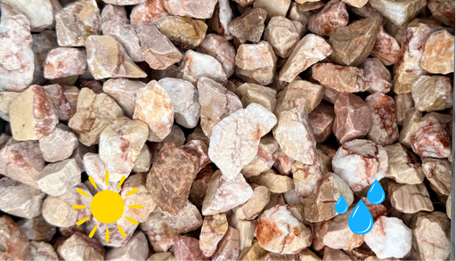 Graviers Marbre rose 10-20 mm