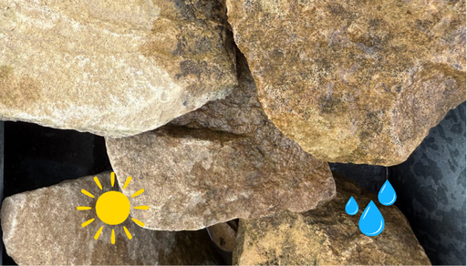 [GRESFONT80/150BB (G23)] Grès de Fontenoille roche 80-150 mm - Big Bag 1000KG