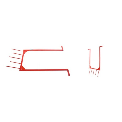 [POLETFOURCHEBIO] Fourche Bio aérobêche 5 dents rouges - POLET