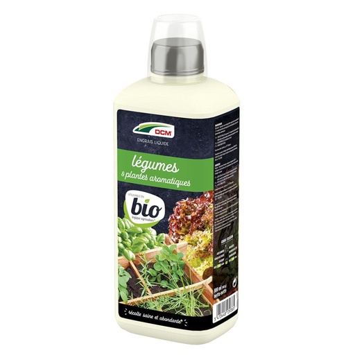 Engrais liquide Légumes et Aromatiques 5-3 + Bacillus - DCM