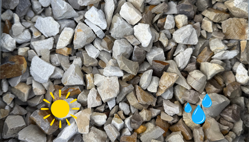 Grès d'Hautrage blanc 8-22 mm