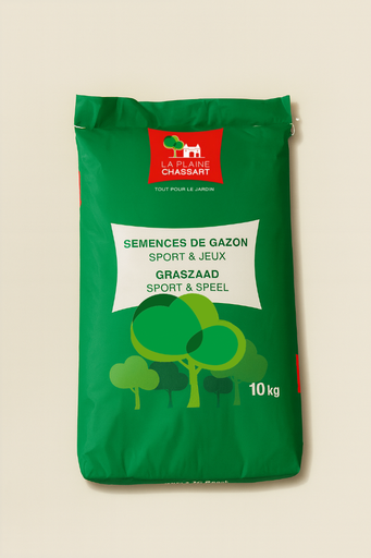 [GAZLPSPORT10KG] Semences Gazon Sport et Jeux - La Plaine Chassart