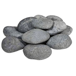 [BEACHPEBBLESANTHRACITE] Galets Beach pebbles anthracite 3-6 cm