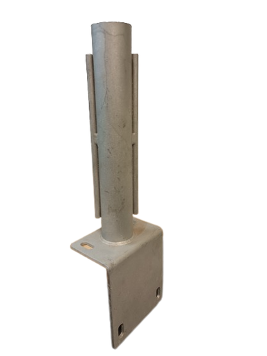 [BETANYLPLATINEMUR - B3] Platine pour poteau carré Nylofor pour mur de soutènement - GALVA