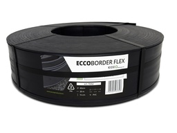 [ECCOBORDER14X25M] ECCOBorder Flex lisse en PVC recyclé - Anthracite foncé
