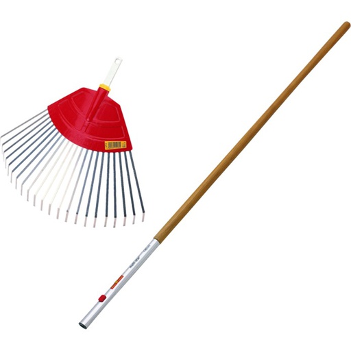 [WOLFBALAIPELOUSE-UFM/ZM140] Balai de pelouse UF-M + manche ZM 140 - WOLF