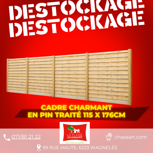 [LIQ-COLCADREELEGANT115X176CM] Cadre Charmant (Elegant) en pin traité 115 x 176cm - Déstockage