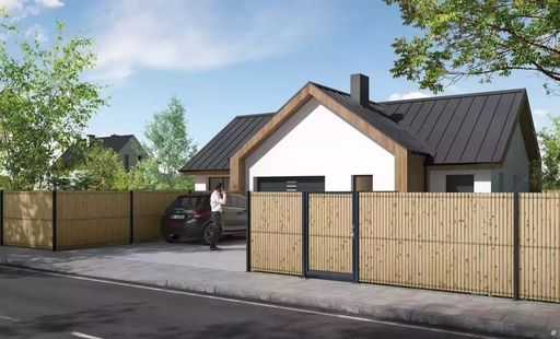 Occultation Bois Mélèze 8mm pour panneau 3D