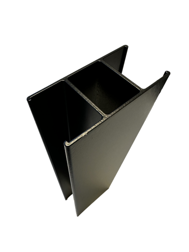 Profil U en aluminium pour Poteau universel H - Anthracite