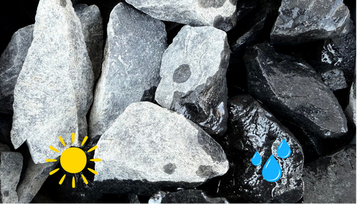 [BASALTENOIR32-56/BB500KG (G115)] Petites roches Basalte Noir 32-56 mm- Big Bag de 500 kg