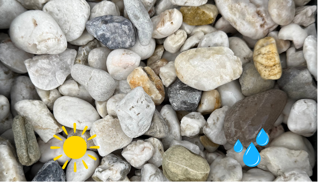 Gravillon De Quartz Blanc 8-16 Mm – 25 Kg, Idéal Jardin Zen, Allées Et Aquarium – Der Naturstein Garten