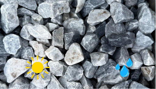 Graviers concassés Icy Blue 16-25 mm