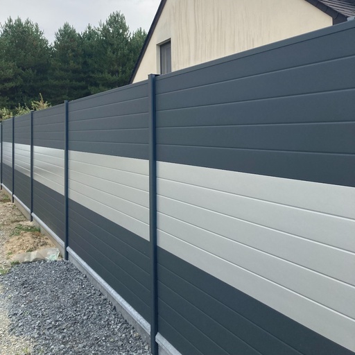 Module Kingspan - Planche rainurée - Anthracite