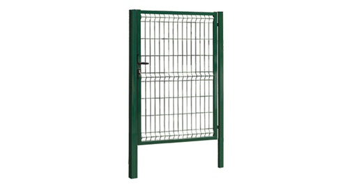 Portillon Hercules - Simple battant poussant droit - NOIR