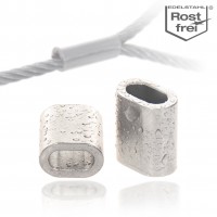 [CABLESERRAGEASERTIR-3MM] Serrage de câble à sertir inox (pour palissage)