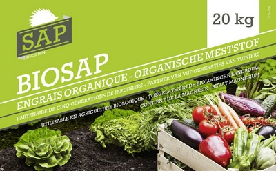 SAP BIOSAP engrais organique 3-6-12+3